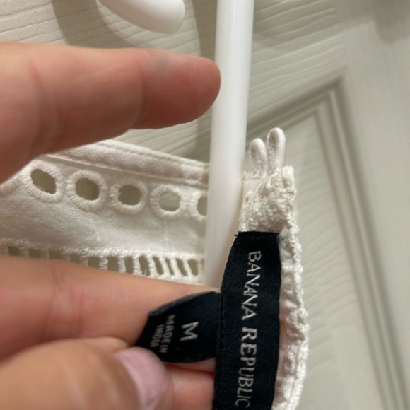 Women’s cotton blouse size medium Banana Republic - Picture 3 of 5